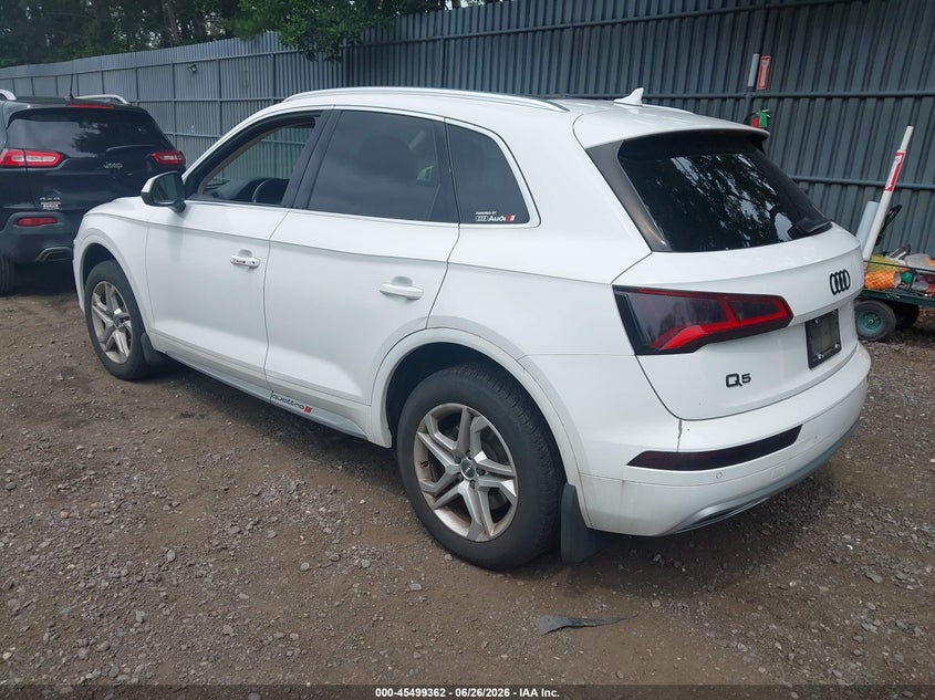 2018 Audi Q5 VIN WA1BNAFY1J2096072 IAAI salvage auction — NORMAL WEAR, Clear (New Jersey), sold $4,600 on 2026-07-29 (photo 3)