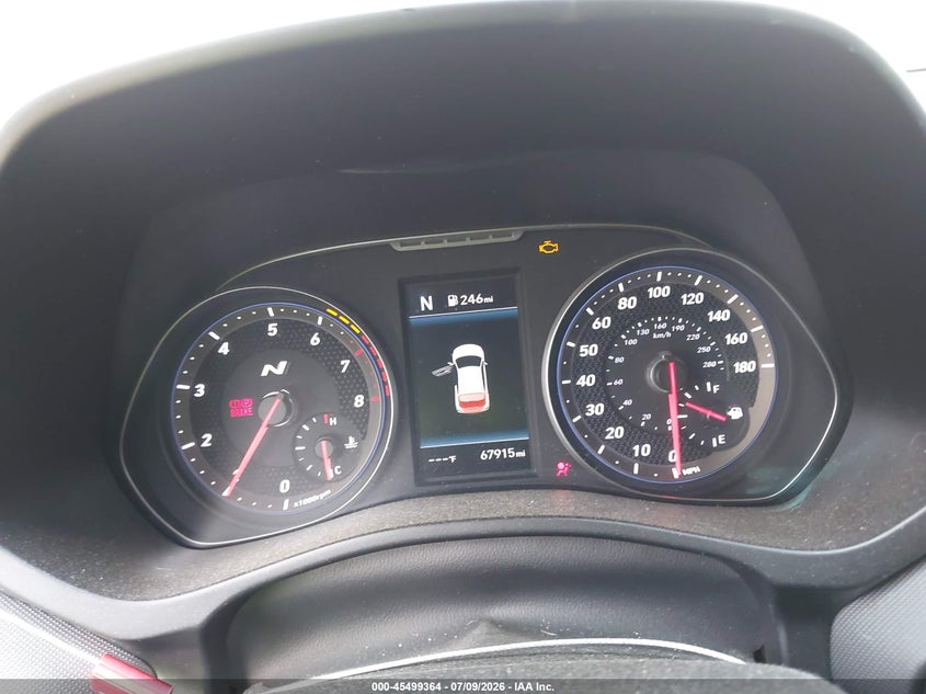2020 Hyundai Veloster VIN KMHT36AH3LU005083 IAAI salvage auction — FRONT END, Salvage (Ohio), sold $25 on 2026-07-29 (photo 7)