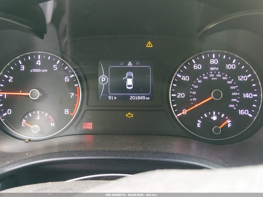 2017 Kia Optima VIN 5XXGT4L38HG154436 IAAI salvage auction — FRONT END, Salvage (Tennessee), sold $25 on 2026-07-30 (photo 7)