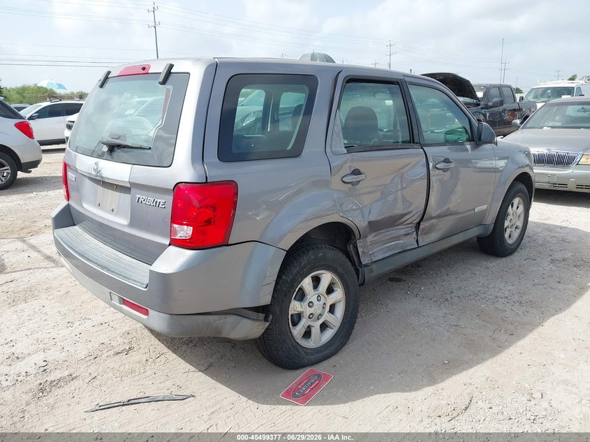2008 Mazda Tribute VIN 4F2CZ02Z58KM26510 IAAI salvage auction — NORMAL WEAR, Original (Texas), sold $700 on 2026-07-22 (photo 4)