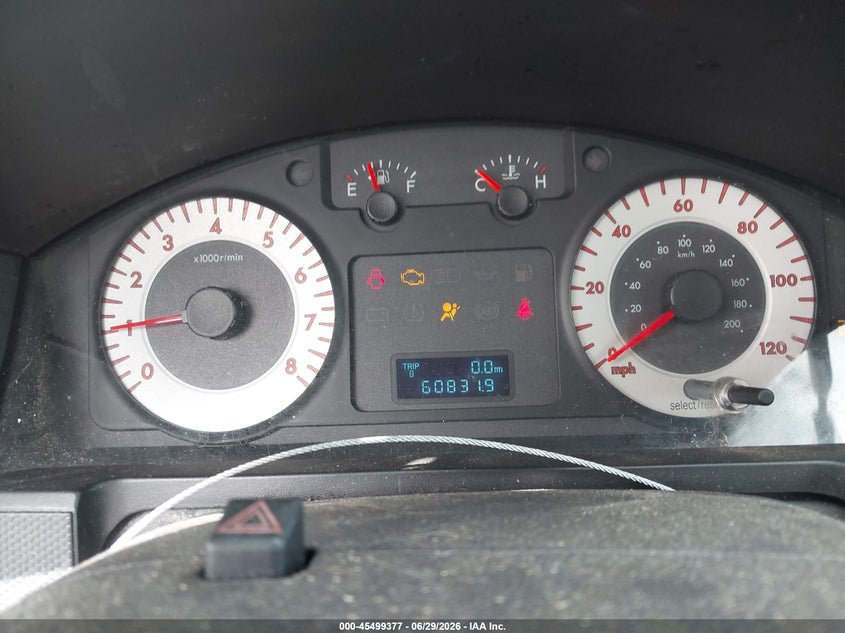 2008 Mazda Tribute VIN 4F2CZ02Z58KM26510 IAAI salvage auction — NORMAL WEAR, Original (Texas), sold $700 on 2026-07-22 (photo 7)