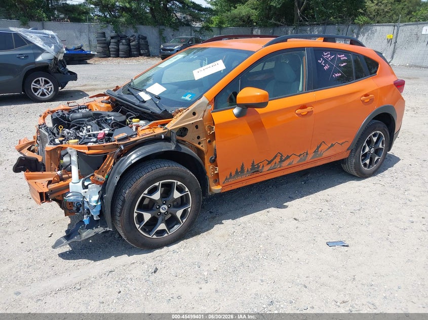 2018 Subaru Xv VIN JF2GTABC3JH341061 IAAI salvage auction — FRAME DAMAGE, Salvage (New Jersey), sold $2,350 on 2026-07-25 (photo 2)