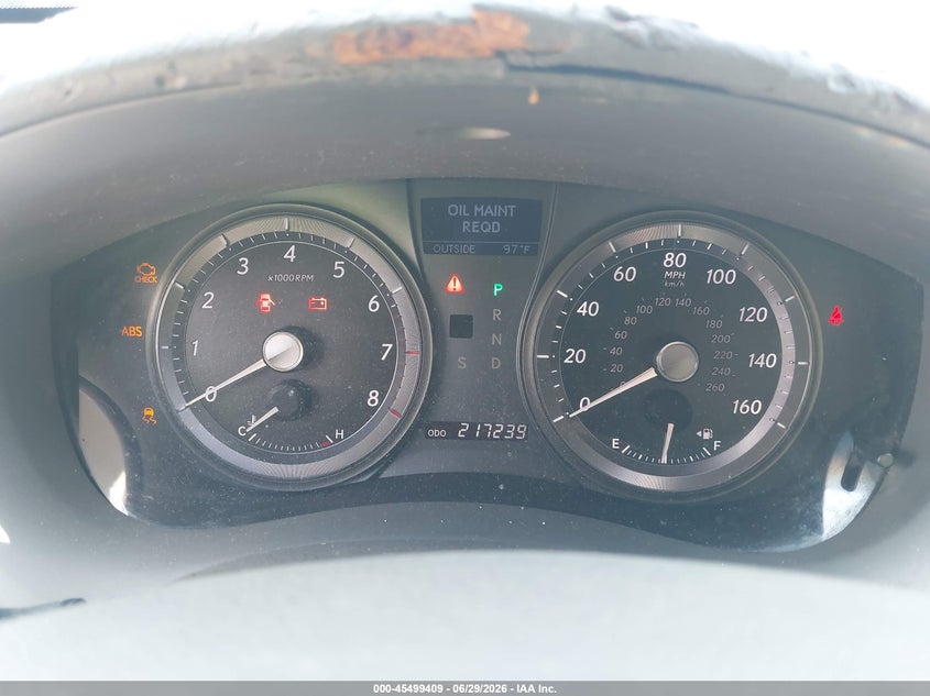 2008 Lexus Es 350 VIN JTHBJ46GX82271891 IAAI salvage auction — NORMAL WEAR, Clear (Florida), sold $950 on 2026-07-29 (photo 7)