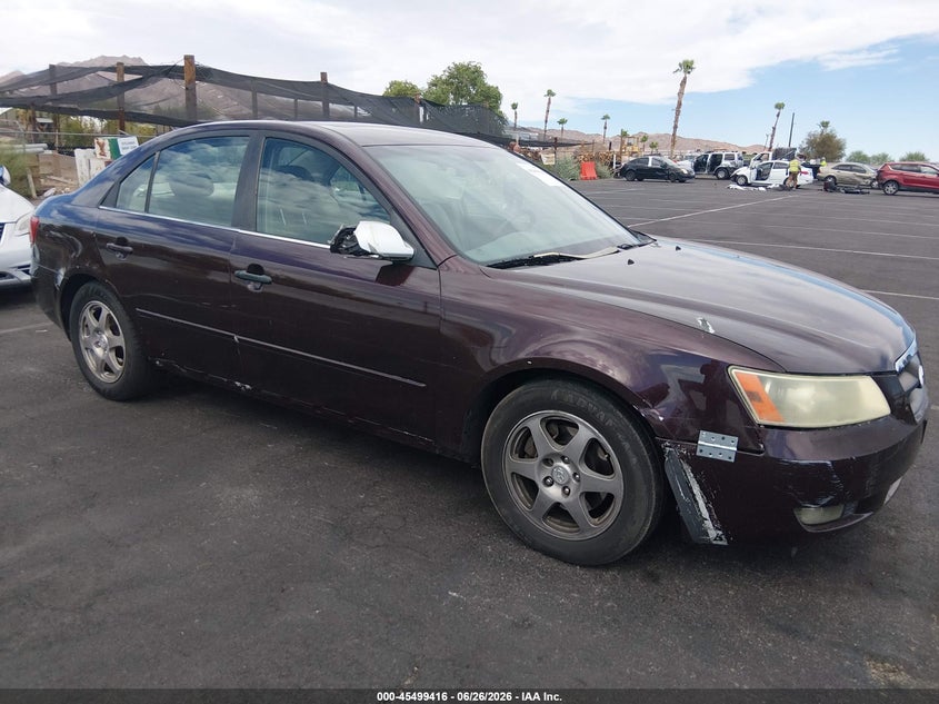 2006 Hyundai Sonata VIN 5NPEU46F96H005027 IAAI salvage auction — NORMAL WEAR, Clear (Nevada), sold $250 on 2026-07-31 (photo 1)