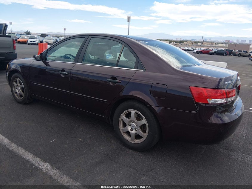 2006 Hyundai Sonata VIN 5NPEU46F96H005027 IAAI salvage auction — NORMAL WEAR, Clear (Nevada), sold $250 on 2026-07-31 (photo 3)