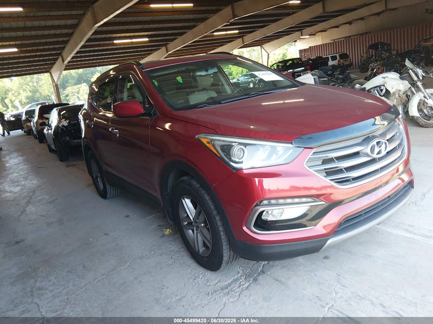 2017 Hyundai Santa fe VIN 5XYZU3LB0HG428778 IAAI salvage auction — NORMAL WEAR, Clear (Montana), sold $2,600 on 2026-07-20 (photo 1)
