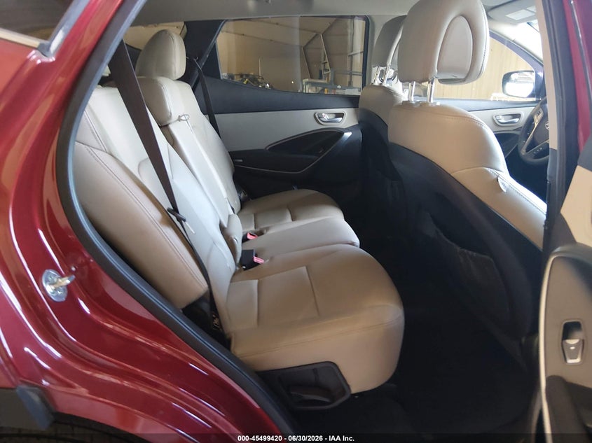 2017 Hyundai Santa fe VIN 5XYZU3LB0HG428778 IAAI salvage auction — NORMAL WEAR, Clear (Montana), sold $2,600 on 2026-07-20 (photo 8)