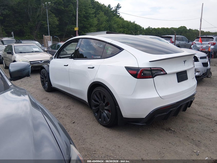 2025 Tesla Model y VIN 7SAYGDEF7SF310110 IAAI salvage auction — FRONT END, Salvage (Rhode Island), sold $12,600 on 2026-08-02 (photo 3)