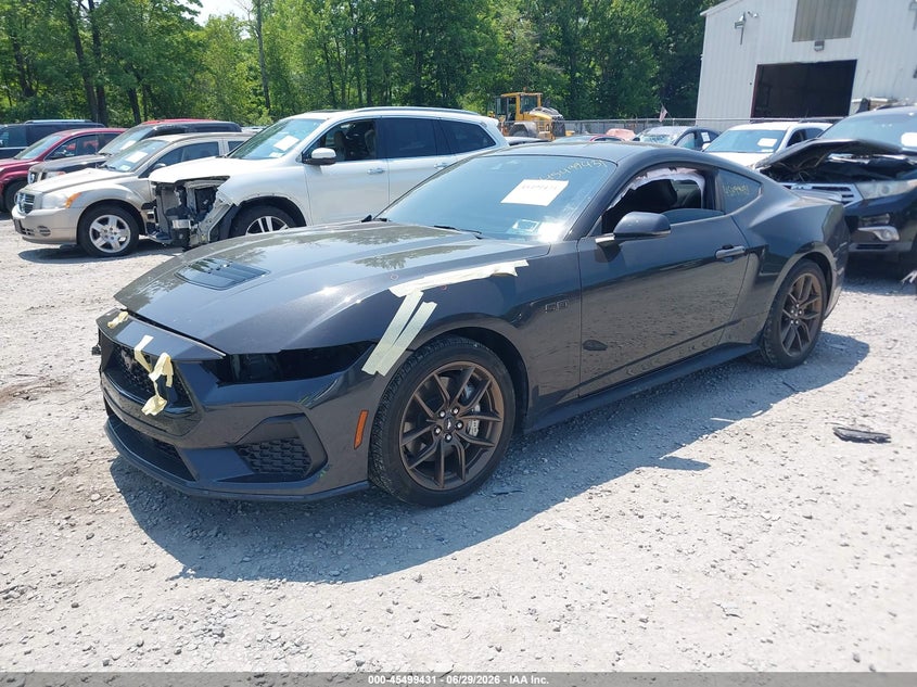 2024 Ford Mustang VIN 1FA6P8CF3R5410981 IAAI salvage auction — FRONT END, Salvage Title, sold $17,750 on 2026-08-21 (photo 2)