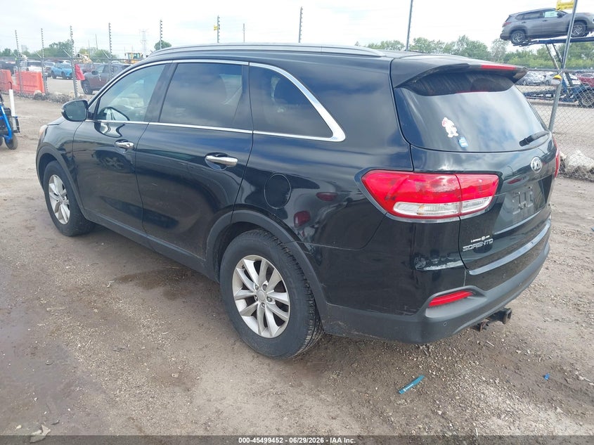 2016 Kia Sorento VIN 5XYPG4A54GG015181 IAAI salvage auction — NORMAL WEAR, Clear (Illinois), sold $1,700 on 2026-07-15 (photo 3)