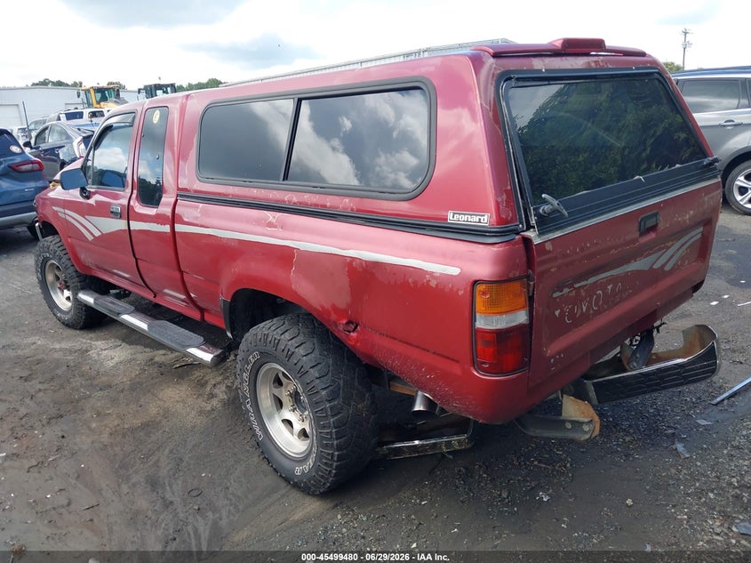 1992 Toyota Pickup VIN JT4VN13D4N5094499 IAAI salvage auction — FRONT END, Salvage (North Carolina), sold $3,050 on 2026-07-16 (photo 3)
