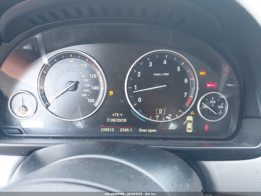 2016 BMW 5er VIN WBA5B3C5XGG253463 IAAI salvage auction — SUSPENSION, Salvage Title, sold $3,450 on 2026-08-18 (photo 7)