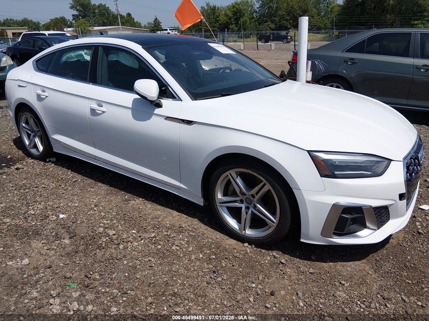 2021 Audi VIN WAUDACF59MA011370 IAAI salvage auction — LEFT SIDE, Salvage (Ohio), sold $4,850 on 2026-07-22 (photo 1)