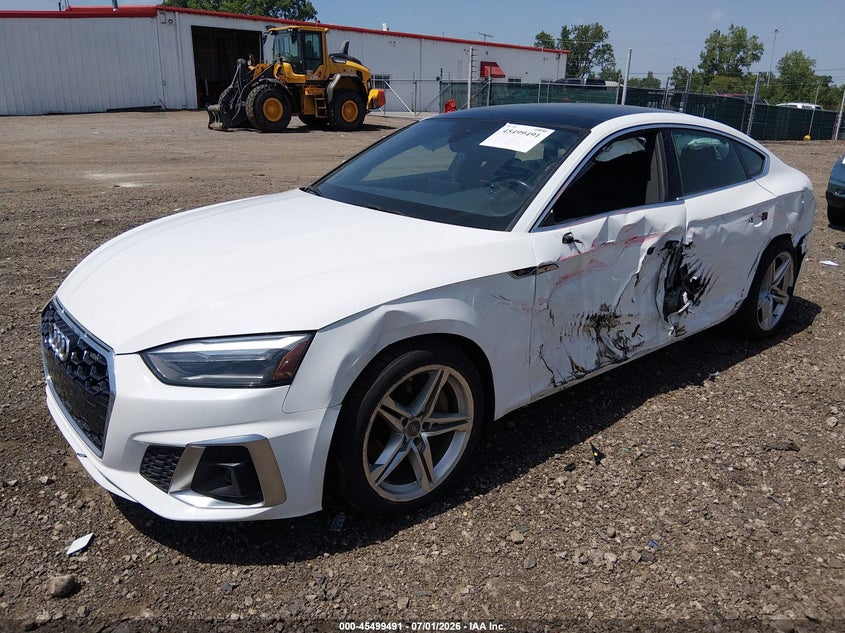 2021 Audi VIN WAUDACF59MA011370 IAAI salvage auction — LEFT SIDE, Salvage (Ohio), sold $4,850 on 2026-07-22 (photo 2)