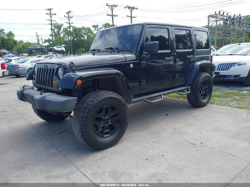 2016 Jeep Wrangler / VIN 1C4BJWEG6GL178857 IAAI salvage auction — NORMAL WEAR, Clear (Mississippi), sold $2,825 on 2026-07-09 (photo 2)