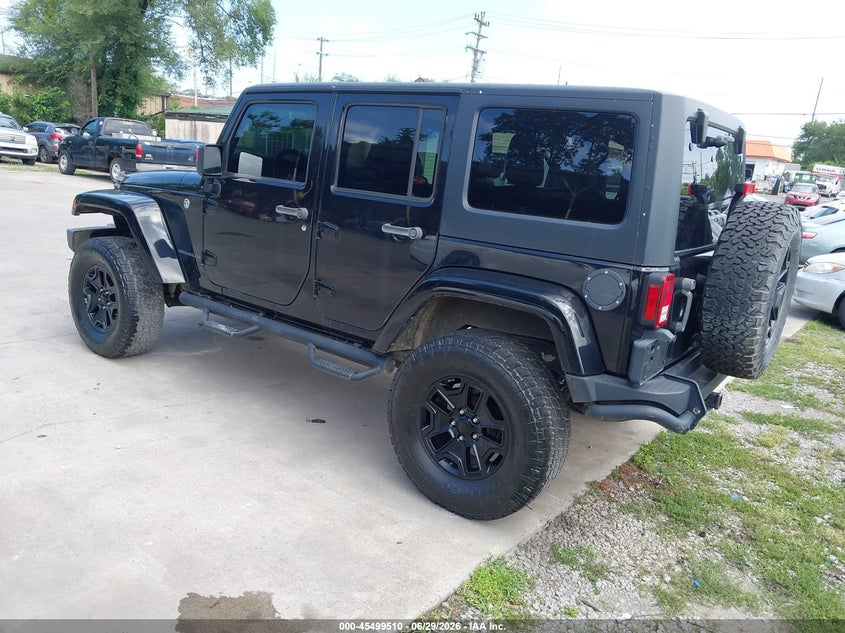2016 Jeep Wrangler / VIN 1C4BJWEG6GL178857 IAAI salvage auction — NORMAL WEAR, Clear (Mississippi), sold $2,825 on 2026-07-09 (photo 3)
