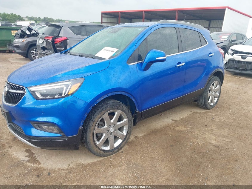 2017 Buick Encore VIN KL4CJHSB6HB017869 IAAI salvage auction — RIGHT FRONT, Salvage (Nebraska), sold $1,400 on 2026-07-30 (photo 2)