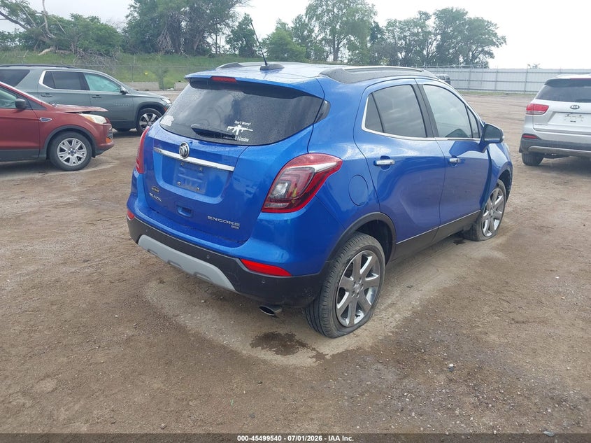 2017 Buick Encore VIN KL4CJHSB6HB017869 IAAI salvage auction — RIGHT FRONT, Salvage (Nebraska), sold $1,400 on 2026-07-30 (photo 4)