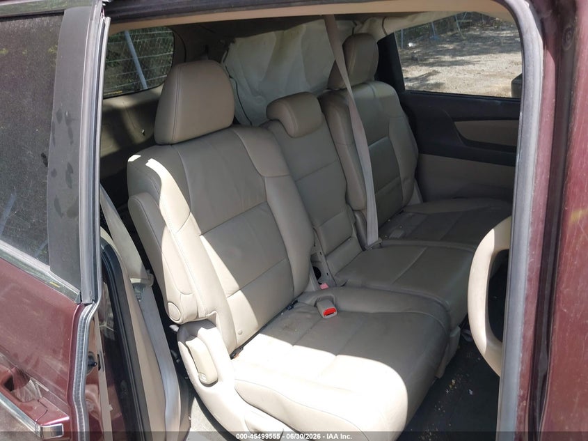 2012 Honda Odyssey VIN 5FNRL5H60CB136607 IAAI salvage auction — LEFT REAR, Salvage Title, sold $625 on 2026-07-19 (photo 8)