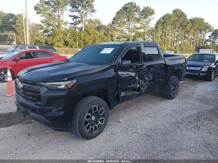 2023 Chevrolet Colorado VIN 1GCPSCEK7P1233611 IAAI salvage auction — SIDE, Salvage Title, sold $7,100 on 2026-07-29 (photo 2)