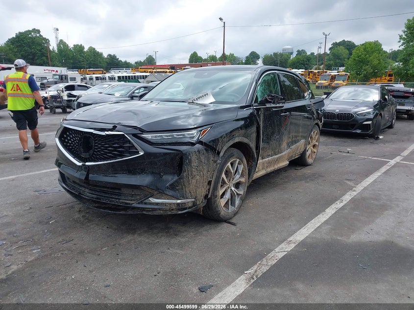 2023 Acura Mdx VIN 5J8YE1H40PL007316 IAAI salvage auction — LEFT & RIGHT, Salvage Title, sold $11,575 on 2026-07-27 (photo 2)