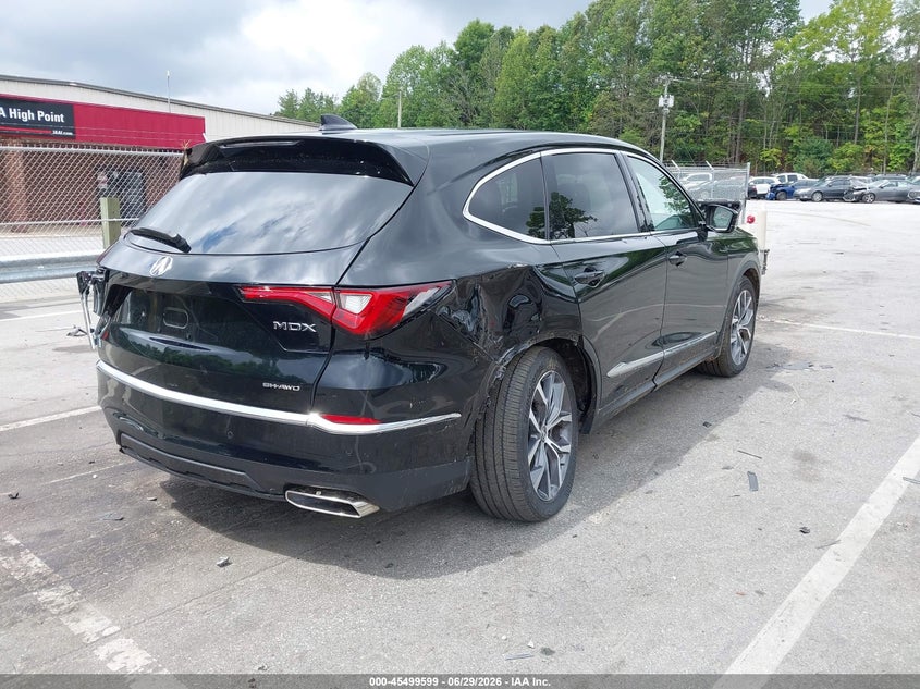 2023 Acura Mdx VIN 5J8YE1H40PL007316 IAAI salvage auction — LEFT & RIGHT, Salvage Title, sold $11,575 on 2026-07-27 (photo 4)