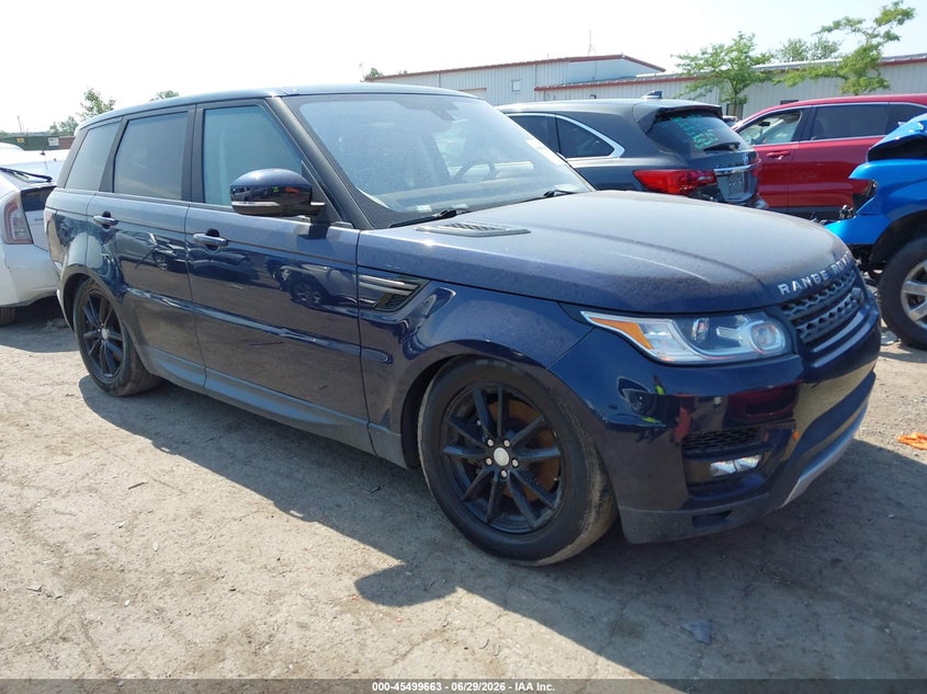 2016 Land rover Range rover sport VIN SALWG2PF2GA115157 IAAI salvage auction — NORMAL WEAR, Clear (Michigan), sold $3,550 on 2026-07-30 (photo 1)