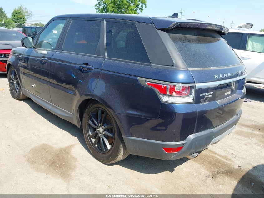 2016 Land rover Range rover sport VIN SALWG2PF2GA115157 IAAI salvage auction — NORMAL WEAR, Clear (Michigan), sold $3,550 on 2026-07-30 (photo 3)