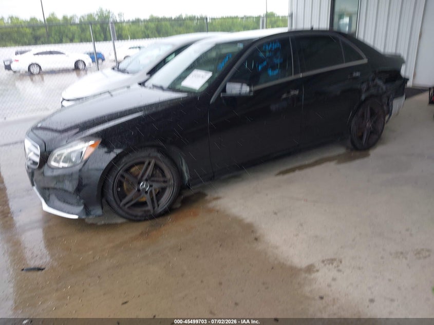 2014 Mercedes-benz E-klasse VIN WDDHF0EB7EA926737 IAAI salvage auction — FRONT & REAR, Original (Texas), sold $1,775 on 2026-08-22 (photo 2)