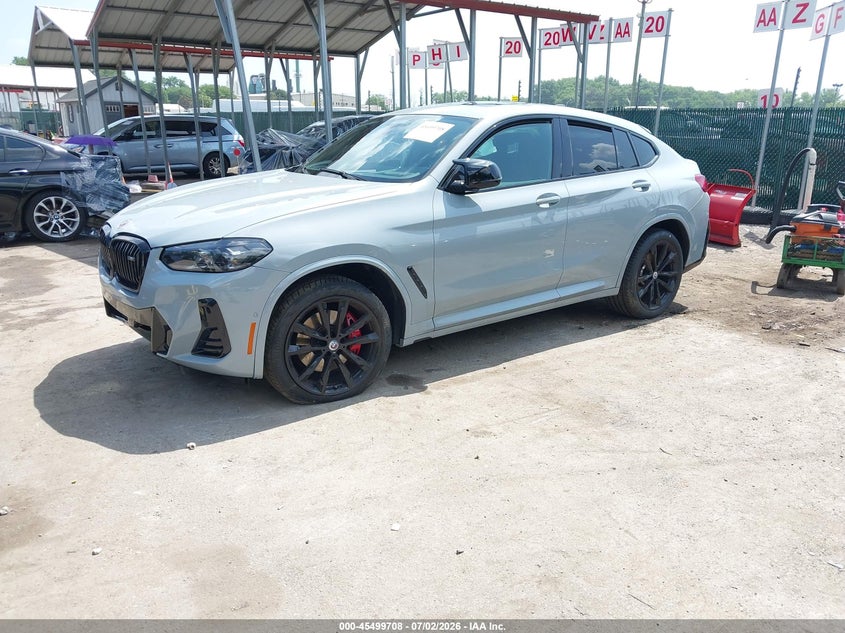 2023 BMW X4 VIN 5UX43DT07P9P89232 IAAI salvage auction — RIGHT SIDE, Salvage Title, sold $18,650 on 2026-08-20 (photo 2)