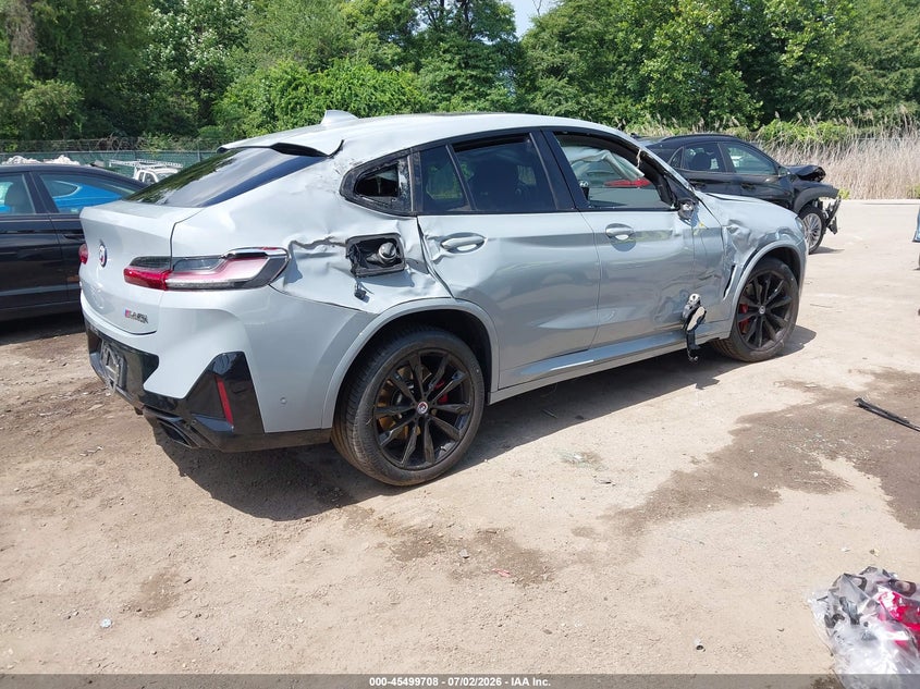 2023 BMW X4 VIN 5UX43DT07P9P89232 IAAI salvage auction — RIGHT SIDE, Salvage Title, sold $18,650 on 2026-08-20 (photo 4)