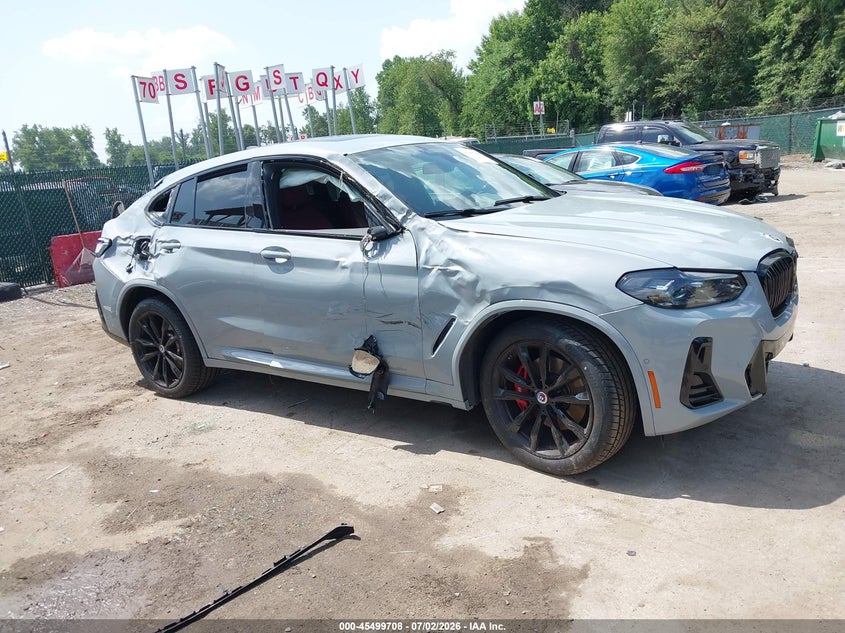 2023 BMW X4 VIN 5UX43DT07P9P89232 IAAI salvage auction — RIGHT SIDE, Salvage Title, sold $18,650 on 2026-08-20 (photo 6)