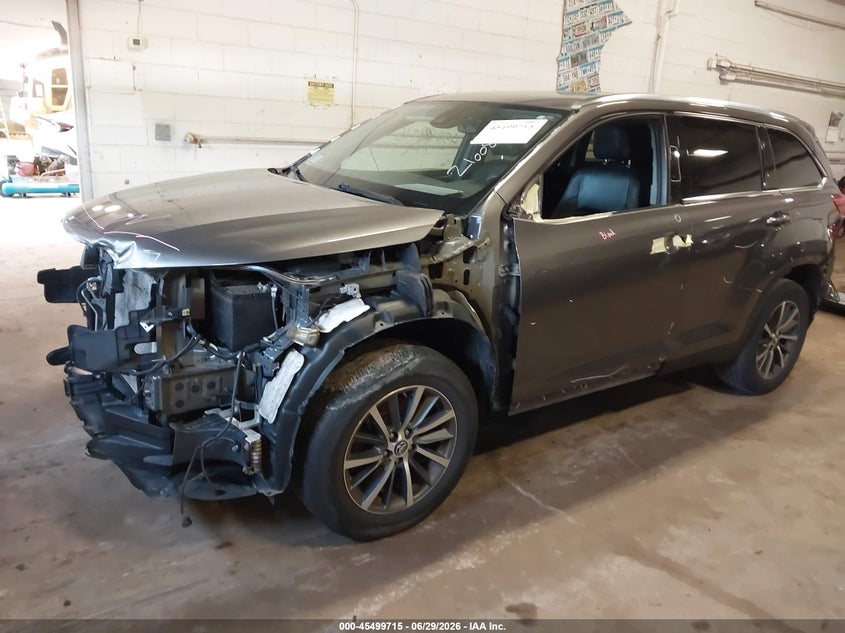 2019 Toyota Highlander VIN 5TDJZRFH5KS733852 IAAI salvage auction — ALL OVER, Salvage (Minnesota), sold $7,100 on 2026-08-02 (photo 2)