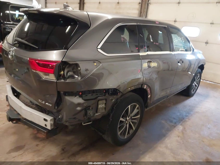 2019 Toyota Highlander VIN 5TDJZRFH5KS733852 IAAI salvage auction — ALL OVER, Salvage (Minnesota), sold $7,100 on 2026-08-02 (photo 4)