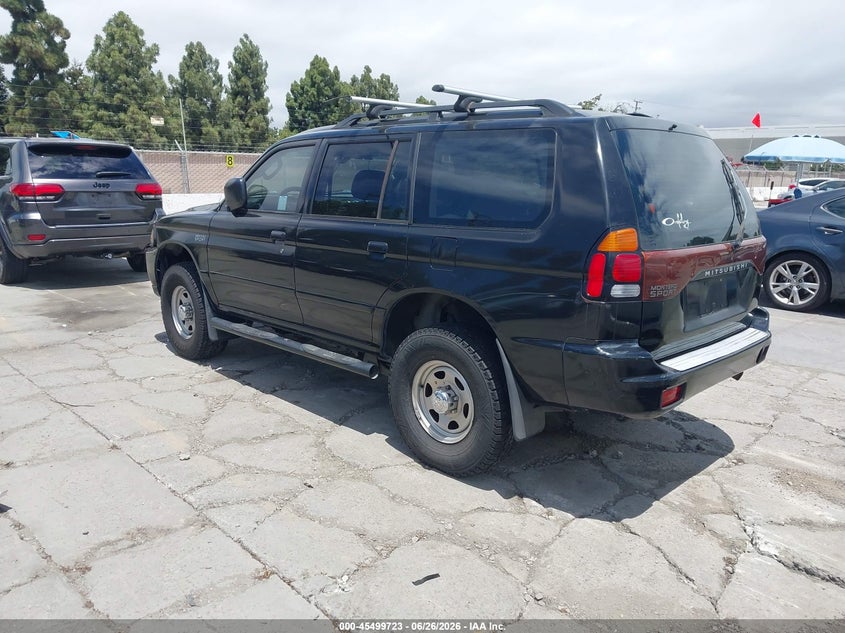 2003 Mitsubishi Montero VIN JA4MT21H73J023633 IAAI salvage auction — NORMAL WEAR, Clear - Dealer Only (California), sold $500 on 2026-07-13 (photo 3)