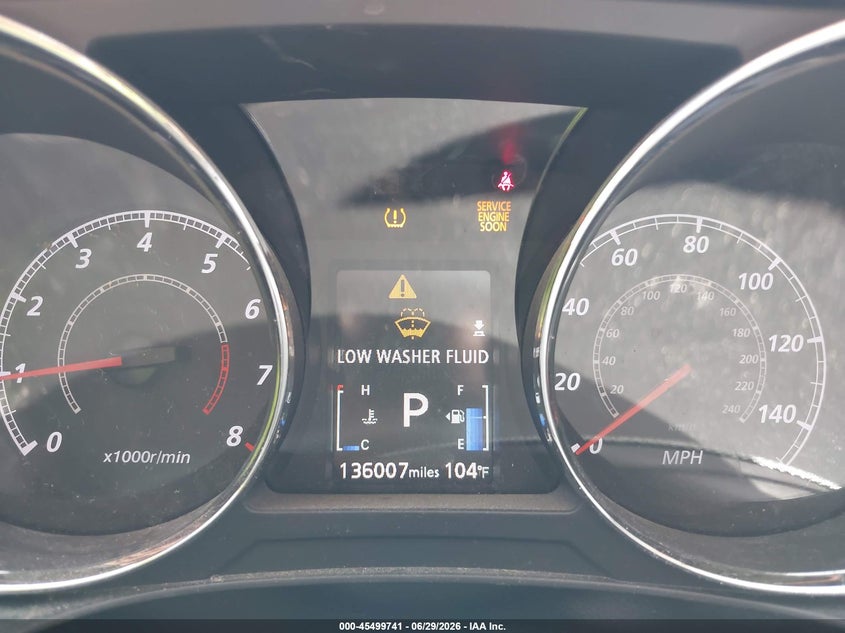 2020 Mitsubishi Outlander VIN JA4AP3AU4LU011903 IAAI salvage auction — FRONT & REAR, Original (Texas), sold $2,500 on 2026-08-20 (photo 7)