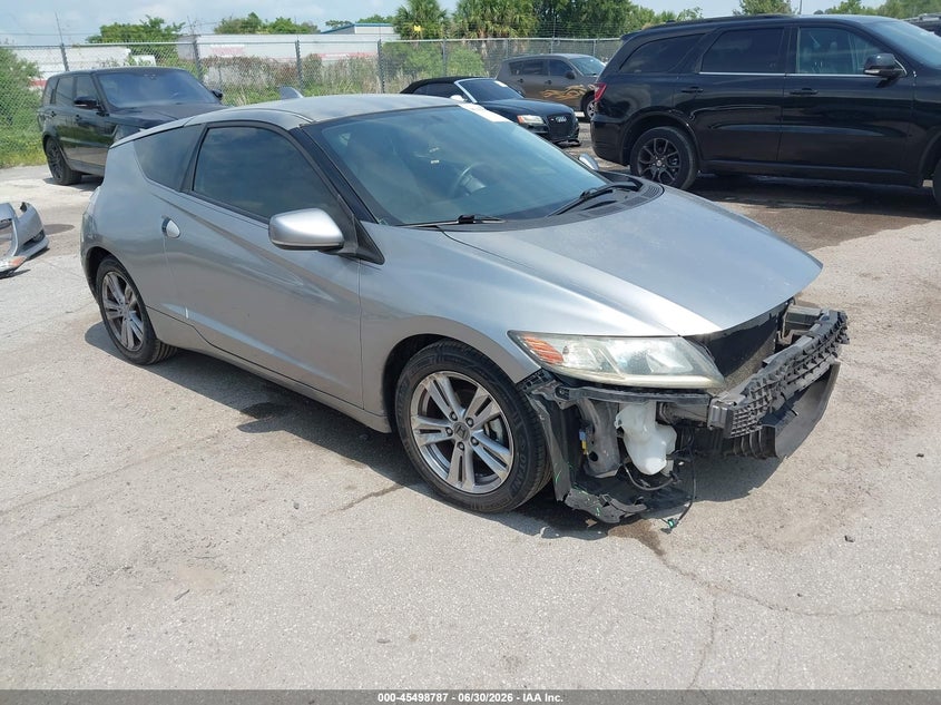 2011 Honda Cr-z VIN JHMZF1C64BS010936 IAAI salvage auction — FRONT END, Rebuildable (Florida), sold $225 on 2026-07-29 (photo 1)