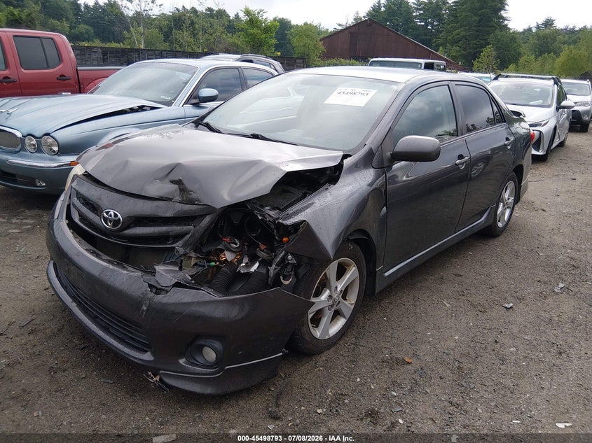 2012 Toyota Corolla VIN 5YFBU4EE0CP035723 IAAI salvage auction — FRONT END, Salvage Title, sold $2,100 on 2026-07-23 (photo 2)