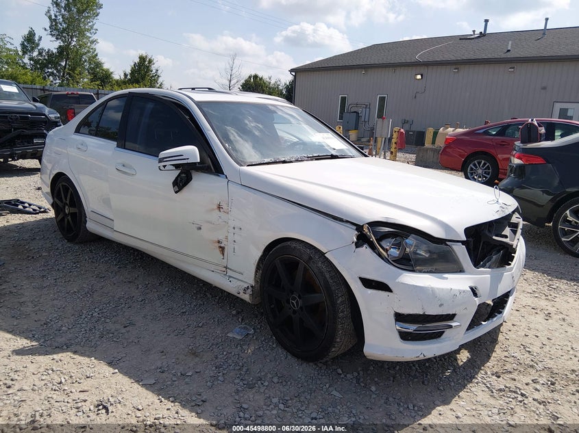 2014 Mercedes-benz C-klasse VIN WDDGF8AB7EG234667 IAAI salvage auction — FRONT END, Salvage (Ohio), sold $700 on 2026-07-10 (photo 1)