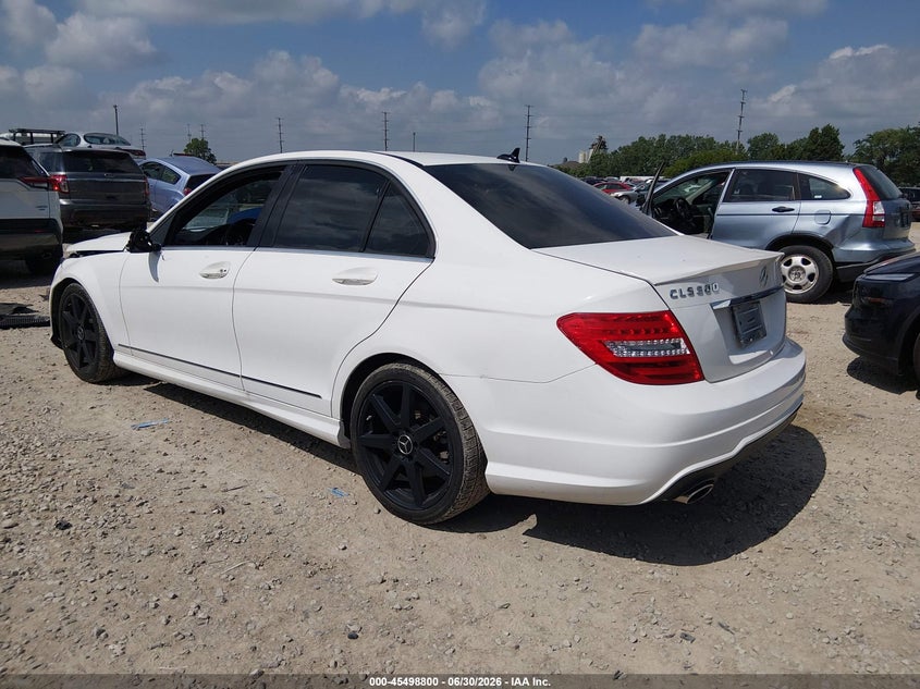 2014 Mercedes-benz C-klasse VIN WDDGF8AB7EG234667 IAAI salvage auction — FRONT END, Salvage (Ohio), sold $700 on 2026-07-10 (photo 3)