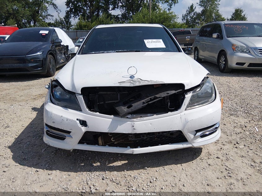 2014 Mercedes-benz C-klasse VIN WDDGF8AB7EG234667 IAAI salvage auction — FRONT END, Salvage (Ohio), sold $700 on 2026-07-10 (photo 6)
