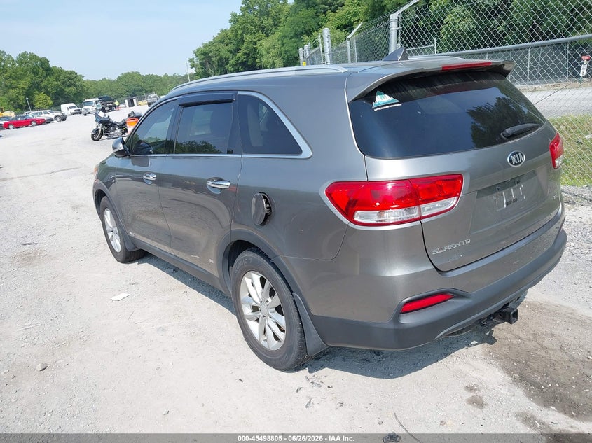 2016 Kia Sorento VIN 5XYPGDA30GG058785 IAAI salvage auction — NORMAL WEAR, Clear (Virginia), sold $2,600 on 2026-07-28 (photo 3)