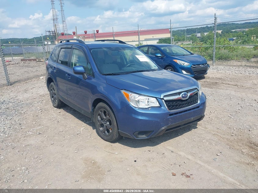 2016 Subaru Forester VIN JF2SJADC1GH465304 IAAI salvage auction — LEFT FRONT, Salvage (Pennsylvania), sold $1,350 on 2026-07-14 (photo 1)
