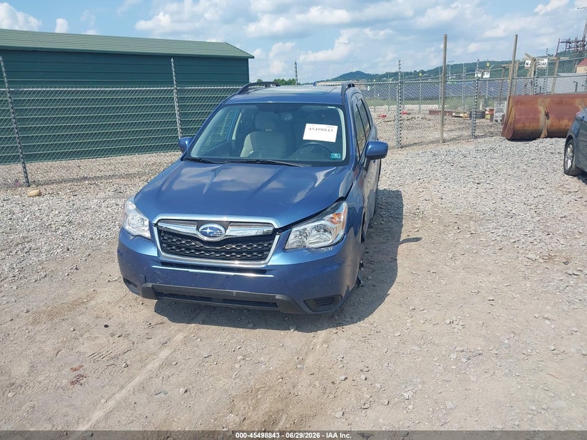 2016 Subaru Forester VIN JF2SJADC1GH465304 IAAI salvage auction — LEFT FRONT, Salvage (Pennsylvania), sold $1,350 on 2026-07-14 (photo 2)