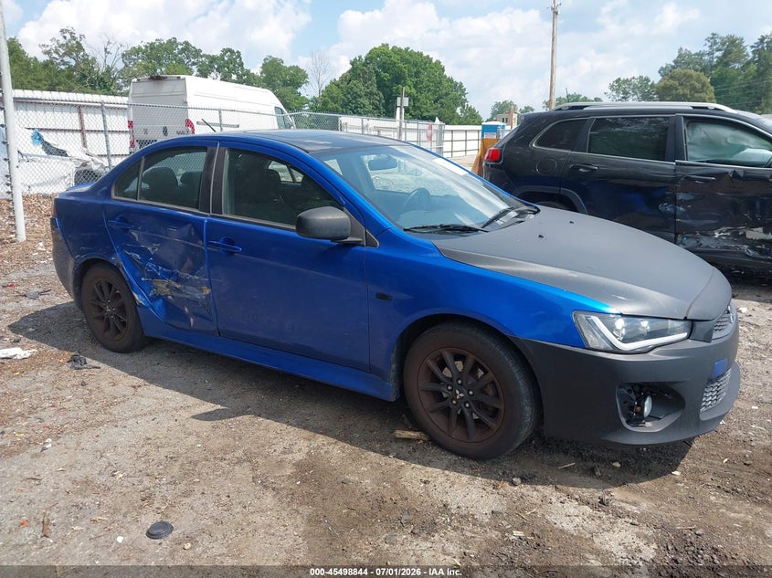 2017 Mitsubishi Lancer VIN JA32U2FU6HU013017 IAAI salvage auction — SIDE, Salvage (Georgia), sold $825 on 2026-07-19 (photo 1)