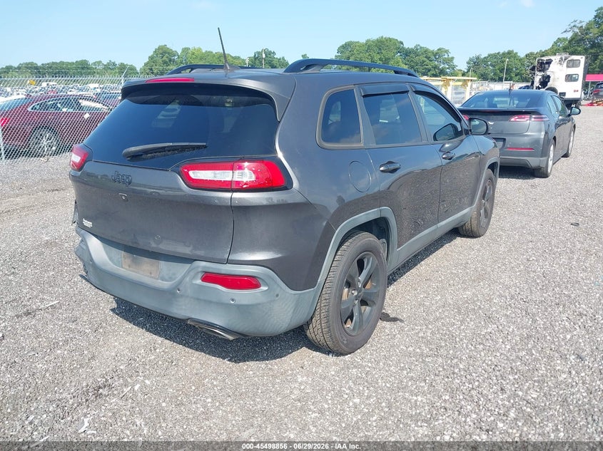 2018 Jeep Cherokee VIN 1C4PJLDX9JD528179 IAAI salvage auction — REAR END, Clear (South Carolina), sold $2,250 on 2026-07-23 (photo 4)