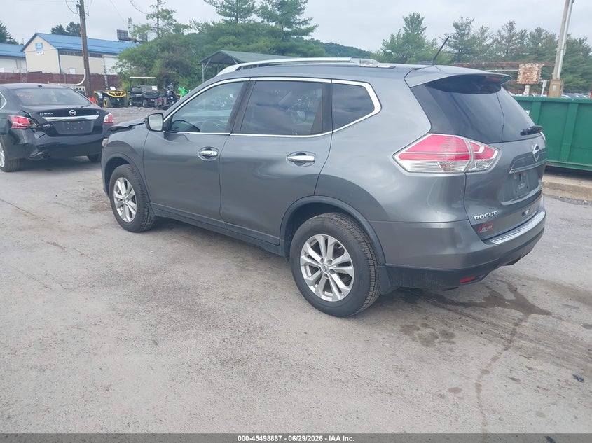 2016 Nissan Rogue VIN KNMAT2MV0GP653135 IAAI salvage auction — RIGHT FRONT, Salvage (Pennsylvania), sold $1,200 on 2026-07-22 (photo 3)