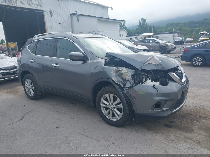 2016 Nissan Rogue VIN KNMAT2MV0GP653135 IAAI salvage auction — RIGHT FRONT, Salvage (Pennsylvania), sold $1,200 on 2026-07-22 (photo 6)