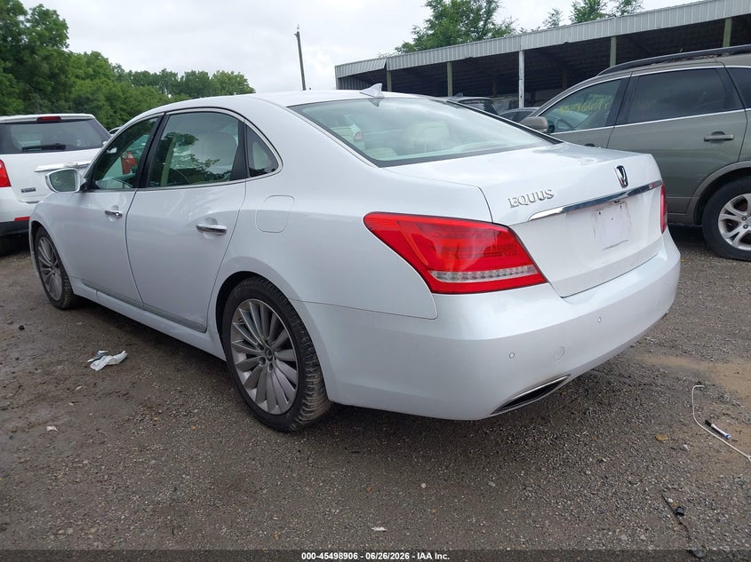 2016 Hyundai Equus VIN KMHGH4JH2GU101414 IAAI salvage auction — NORMAL WEAR, Clear (Missouri), sold $2,100 on 2026-07-29 (photo 3)