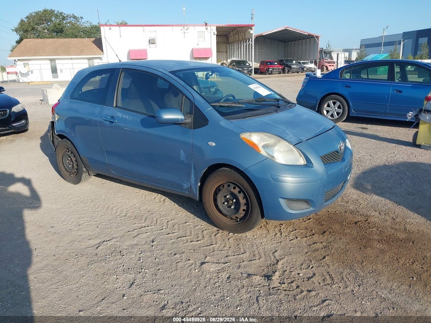 2010 Toyota Yaris VIN JTDJT4K39A5291581 IAAI salvage auction — REAR END, Rebuildable (Florida), sold $775 on 2026-07-21 (photo 1)